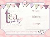 Princess Tea Party Invitations Free Printable Tea Party Birthday Invitations Free Printable Template Tea