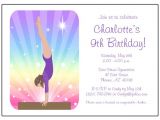 Printable Gymnastics Birthday Invitations Free Printable Gymnastic Birthday Invitations – Updated