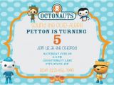 Printable Octonauts Birthday Invitations Octonauts Birthday Digital Printable Invitation and Thank