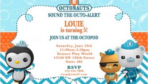 Printable Octonauts Birthday Invitations Octonauts Birthday Invitation Diy Digital by Modpoddesigns