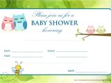 Printable Owl Baby Shower Invitations Free Printable Baby Owl Baby Shower Invitation