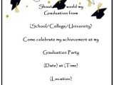 Printed Graduation Party Invitations Homemade Graduation Party Invitation Printable Homemade