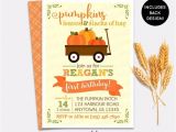 Pumpkin Patch Party Invitations Pumpkin Patch Birthday Invitation Girl Boy Little