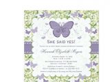Purple butterfly Bridal Shower Invitations Purple butterfly Bridal Shower Invitations Invites 5 25