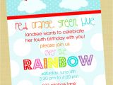 Rainbow Party Invitation Template 5 Perfect Rainbow Party Invitation Wording Braesd Com