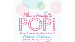 Ready to Pop Baby Shower Invites Ready to Pop Baby Shower Invitation