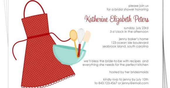 Recipe themed Bridal Shower Invitation Wording Bridal Shower Invitations Bridal Shower Invitations