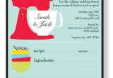 Recipe themed Bridal Shower Invitation Wording Recipe Cards Invitations and themed Bridal Showers On