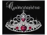 Red and Black Quinceanera Invitations Red Black White Tiara Quinceanera 5 25×5 25 Square Paper