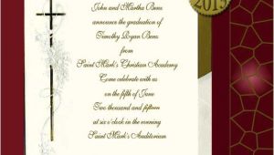 Religious Graduation Invitations Religious Graduation Announcements Item Dm54cross