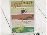 Reptile Party Invites Insects and Reptiles Birthday Party Printable Invitation