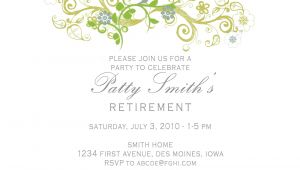 Retirement Party Invitation Template Idesign A Retirement Party Invitation