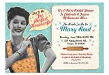 Retro Housewife Bridal Shower Invitations Retro Housewife Bridal Shower Invitation Template 5" X 7