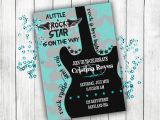Rock and Roll Baby Shower Invitations Baby Shower Invitation Rock N Roll Baby Shower Boy Baby
