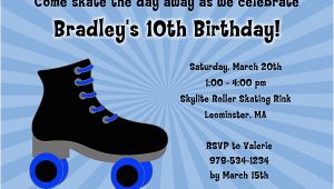 Roller Skating Invitations for Birthday Party Roller Skating Birthday Party Invitations Eysachsephoto Com