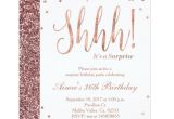 Rose Gold Birthday Invitation Template Rose Gold Birthday Celebration Invitation Zazzle Co Uk