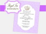 Royal Tea Party Invitation Wording Royal Tea Party Invitation Girls Birthday by Krownkreations
