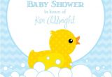 Rubber Duck Baby Shower Invites Baby Shower Invitations Rubber Ducky Baby Shower