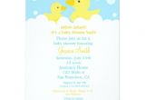Rubber Duck Baby Shower Invites Rubber Ducky Duck Baby Shower Invitation for Girl