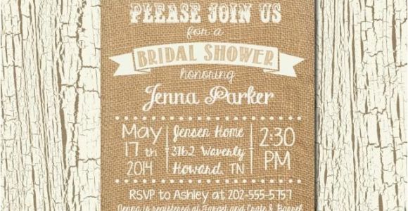 Rustic Bridal Shower Invitations with Matching Recipe Cards Rustic Wedding Bridal Shower Invitation and Matching