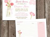 Rustic Bridal Shower Invitations with Recipe Cards Rustic Bridal Shower Invitations with Recipe Cards – Mini