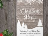 Rustic Party Invitation Template 36 Christmas Party Invitation Templates Psd Ai Word