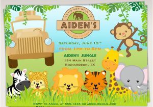 Safari Birthday Invitation Template Free 17 Safari Birthday Invitations Design Templates Free