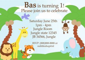 Safari Birthday Invitation Template Free 40th Birthday Ideas Jungle Birthday Invitation Template Free