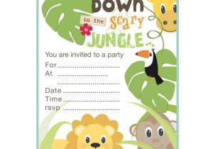 Safari Birthday Invitation Template Free Free Printable Safari Birthday Invitations