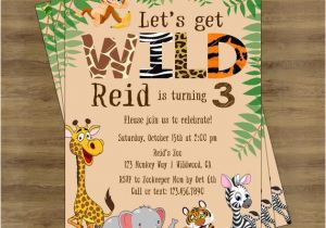 Safari Birthday Invitation Template Free Safari Birthday Invitation Jungle Birthday Invitation Zoo