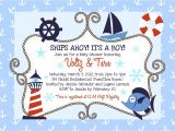 Sailor Baby Shower Invitations Template Nautical Baby Shower Invitations Baby Shower Decoration
