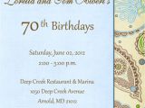 Sample 70th Birthday Invitation Wording Create 70th Birthday Invitation Wording Ideas Ideas