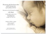 Sample Picture Of Baptismal Invitation Pretty Christening Baptism Invitation Template Sample with
