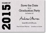 Save the Date Graduation Invitations Shimmery Quartz White Graduation Save the Date Cards