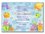 Sea themed Baby Shower Invitations Beach Baby Shower Invitations