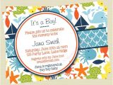 Sea themed Baby Shower Invitations Boy Baby Shower Invitation Under the Sea Baby Shower Sea