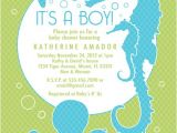 Sea themed Baby Shower Invitations Sea and Ocean theme Baby Shower Invitation Custom Boy