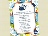 Sea themed Baby Shower Invitations Under the Sea Baby Shower Invitations Sea Creature Baby