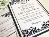 Self Made Wedding Invitations Wedding Invitation Pdf Printable Wedding Invitations Black