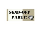 Send Off Party Invitation Card Military Send Off Party Custom Personalized 4 Quot X 9 25
