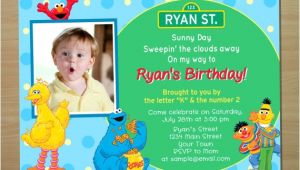 Sesame Street Birthday Party Invitations Personalized Unavailable Listing On Etsy