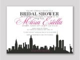 Sex In the City Bridal Shower Invitations In the City Bridal Invitation Bridal Shower by
