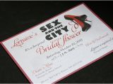 Sex In the City Bridal Shower Invitations Items Similar to In the City Shoe theme Bridal Shower