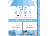Showered with Love Baby Shower Invitations Shower with Love Boy Baby Shower Invitation the Party Stork