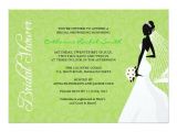 Silhouette Bridal Shower Invitations Elegent Silhouette Bridal Shower Invitation