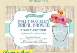 Southern Bridal Shower Invitations southern Bridal Shower Invitation by Sunnysideprintparty