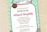 Southern Bridal Shower Invitations Sweet Wishes southern Mason Jar Bridal Shower Invitations