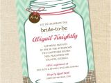Southern Bridal Shower Invitations Sweet Wishes southern Mason Jar Bridal Shower Invitations