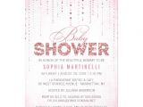 Sparkly Baby Shower Invitations Glitter Look Baby Shower Invitation 5" X 7" Invitation