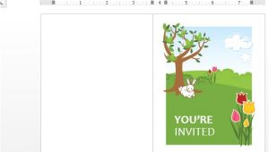 Spring Party Invitation Templates Free Spring Party Invitation Template for Word